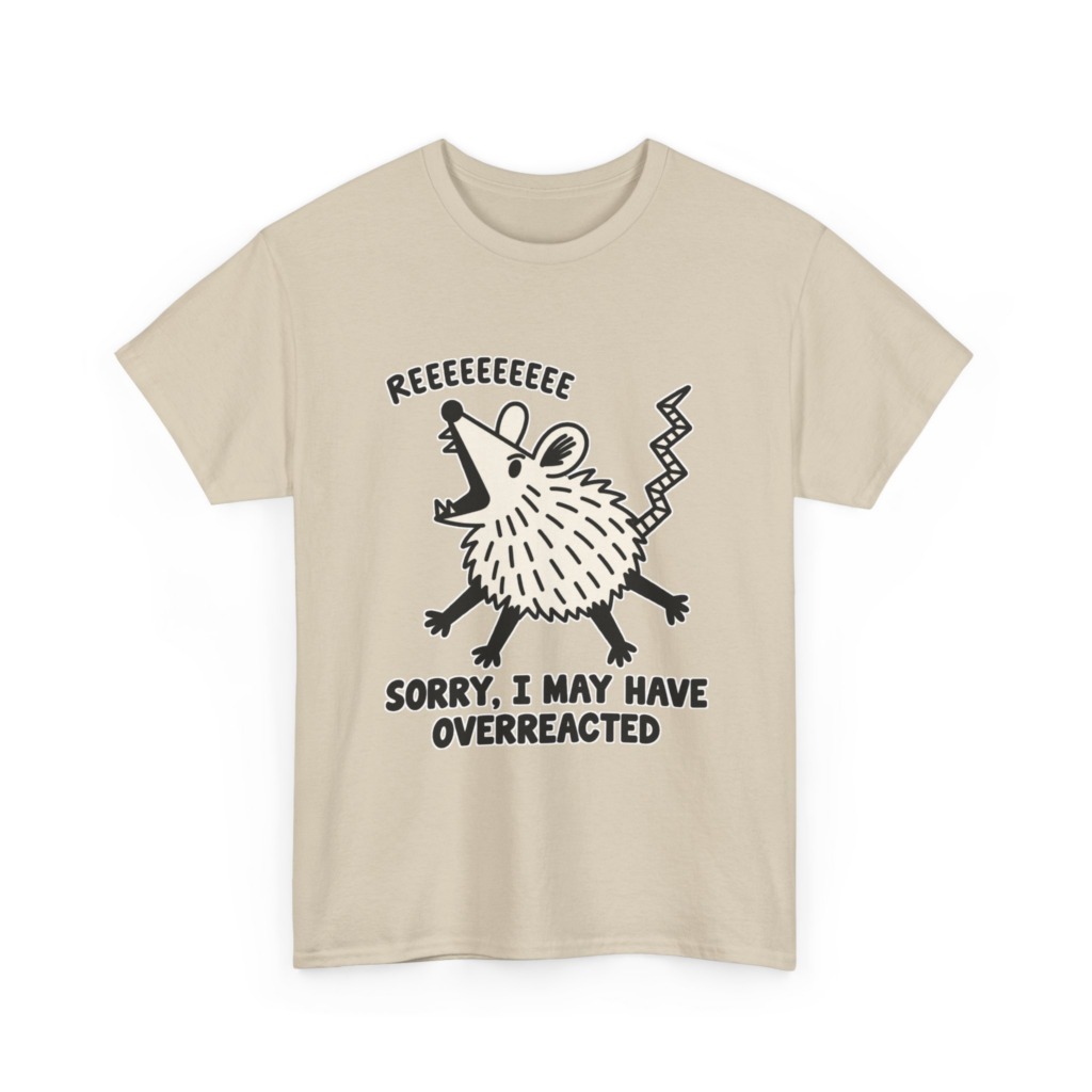 Opossum Overreaction Graphic T-Shirt