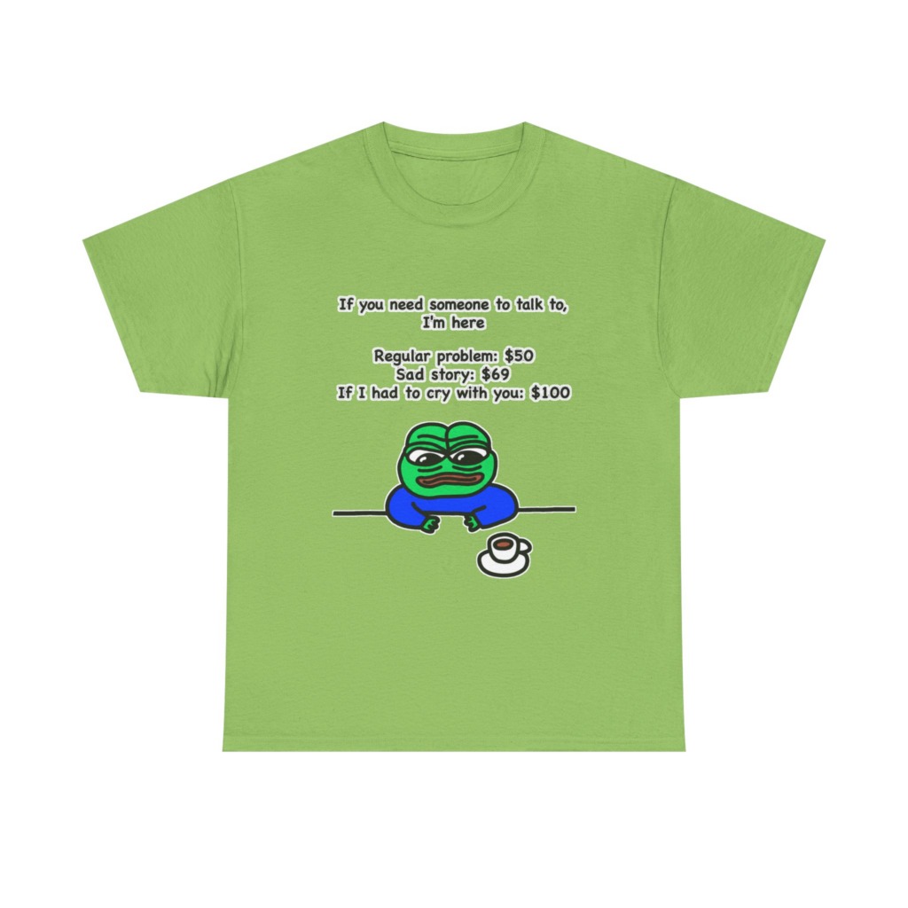 T-Shirt: Pepe the Frog Listener Meme