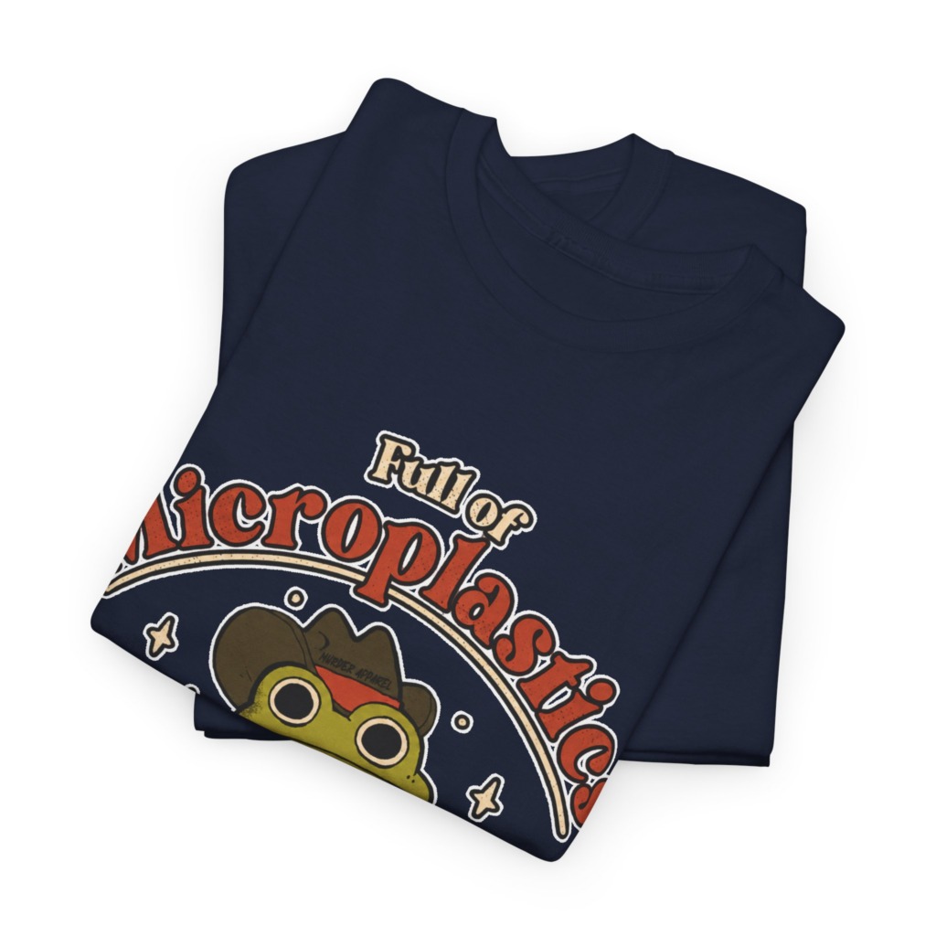 T-Shirt: Cowboy Frog Microplastics Graphic