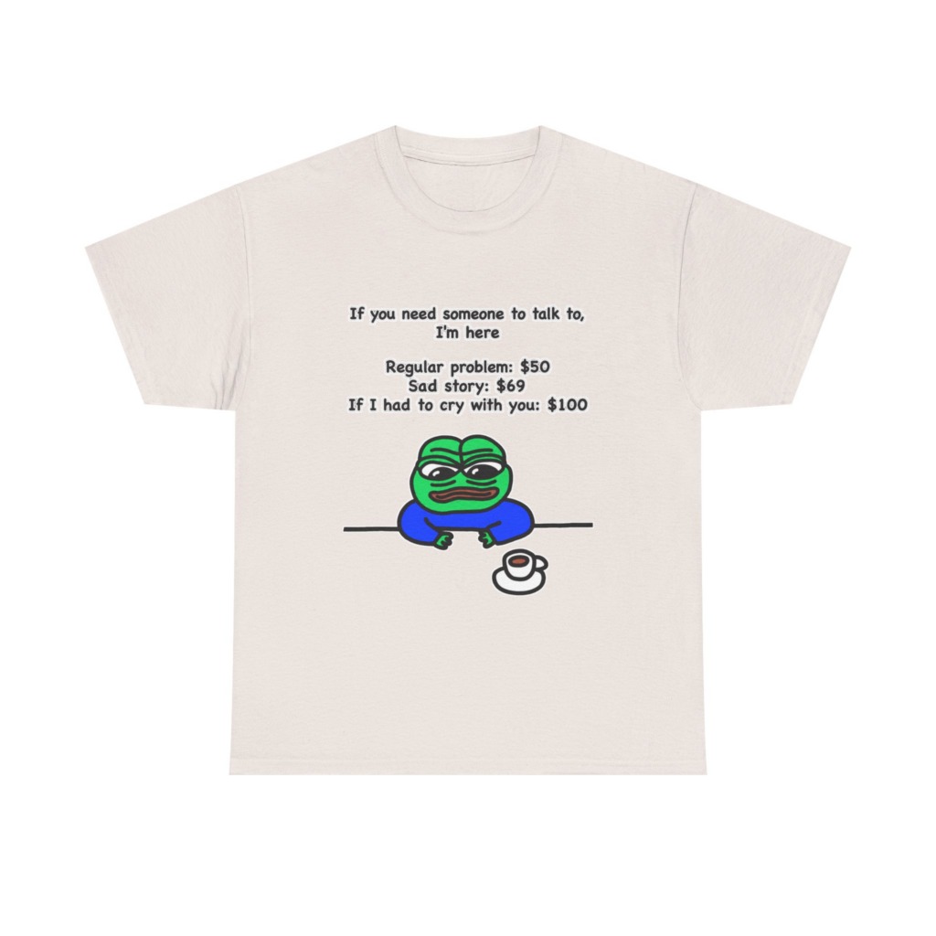 T-Shirt: Pepe the Frog Listener Meme