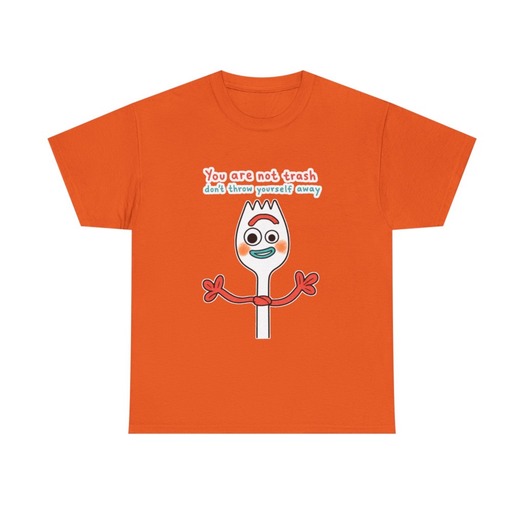 Forky 'You Are Not Trash' Graphic T-Shirt