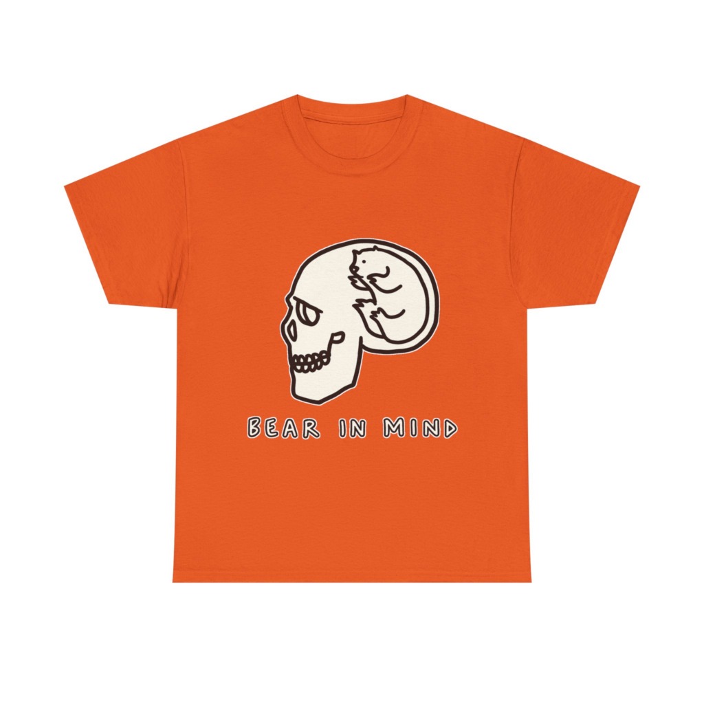 White Bear in Mind Skull Graphic T-Shirt