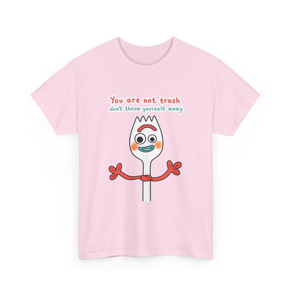 Forky 'You Are Not Trash' Graphic T-Shirt