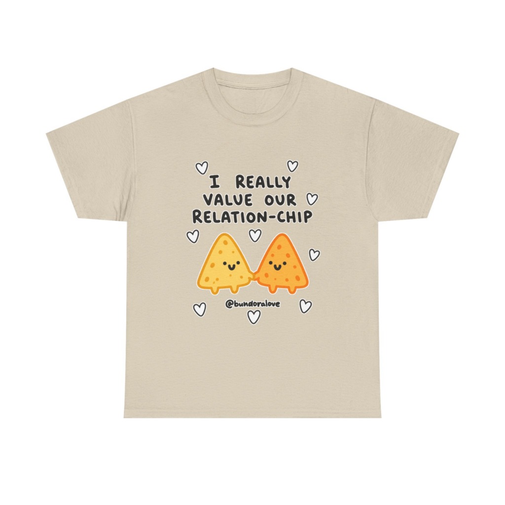 T-Shirt: Cute Nacho 'Relation-Chip' Graphic