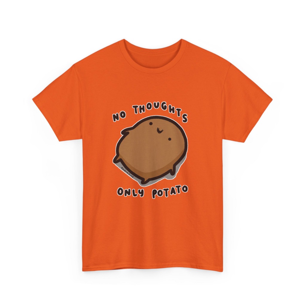 Potato Graphic T-Shirt - No Thoughts Only Potato