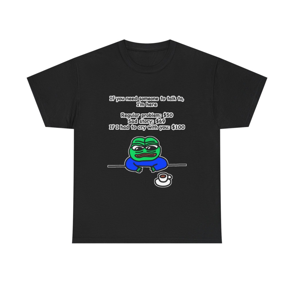 T-Shirt: Pepe the Frog Listener Meme