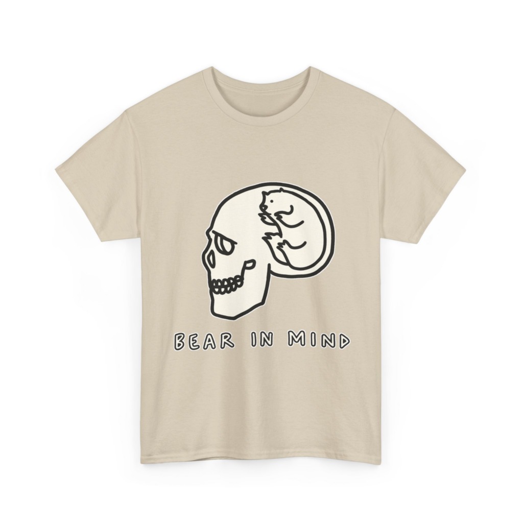 White Bear in Mind Skull Graphic T-Shirt