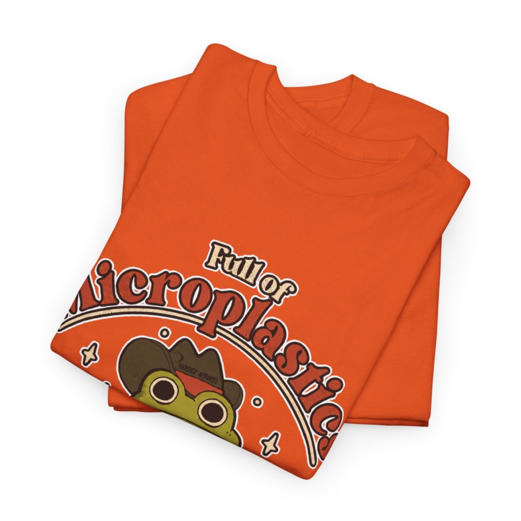 T-Shirt: Cowboy Frog Microplastics Graphic