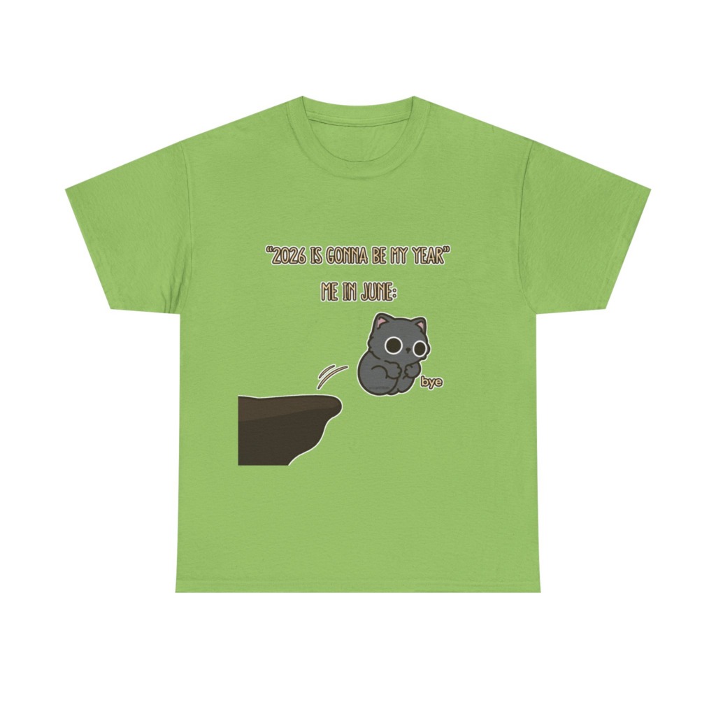 T-Shirt: '2026 Is My Year' Bubu Cat Meme Print