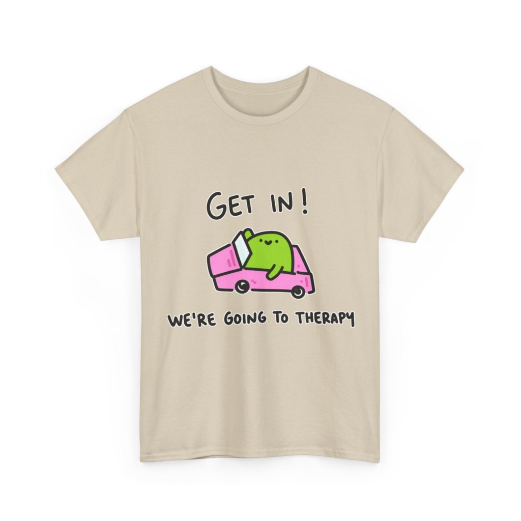 T-Shirt: 'Get In! We're Going To Therapy' Car Graphic
