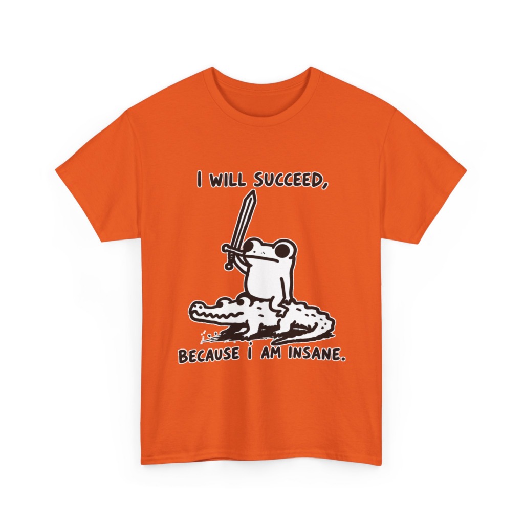 Graphic T-Shirt: Insane Frog Rider with Sword