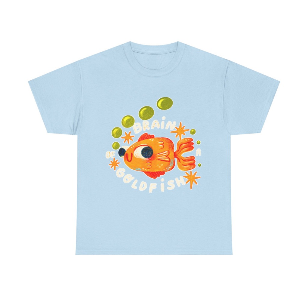 Goldfish 'Brain of a Goldfish' Graphic T-Shirt