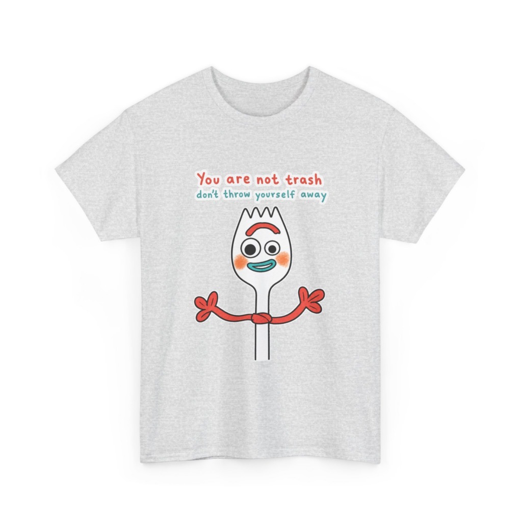 Forky 'You Are Not Trash' Graphic T-Shirt