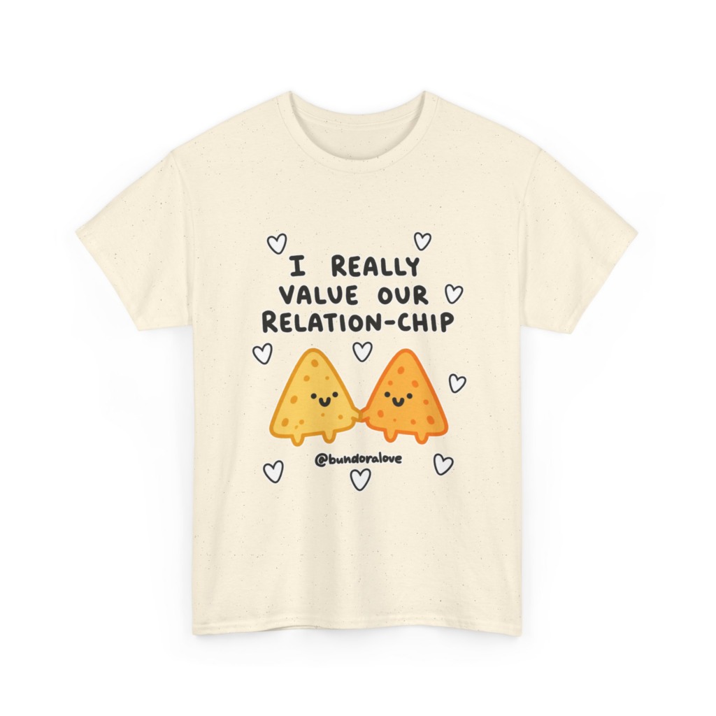 T-Shirt: Cute Nacho 'Relation-Chip' Graphic