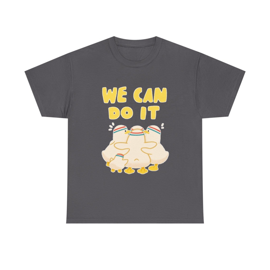 White 'We Can Do It' Duckling Huddle Graphic Tee