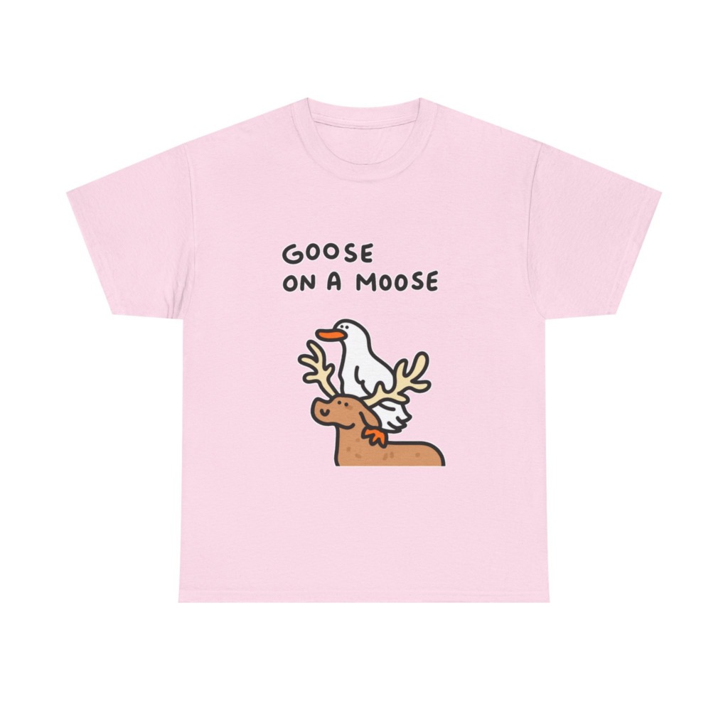 Goose on a Moose Graphic T-Shirt