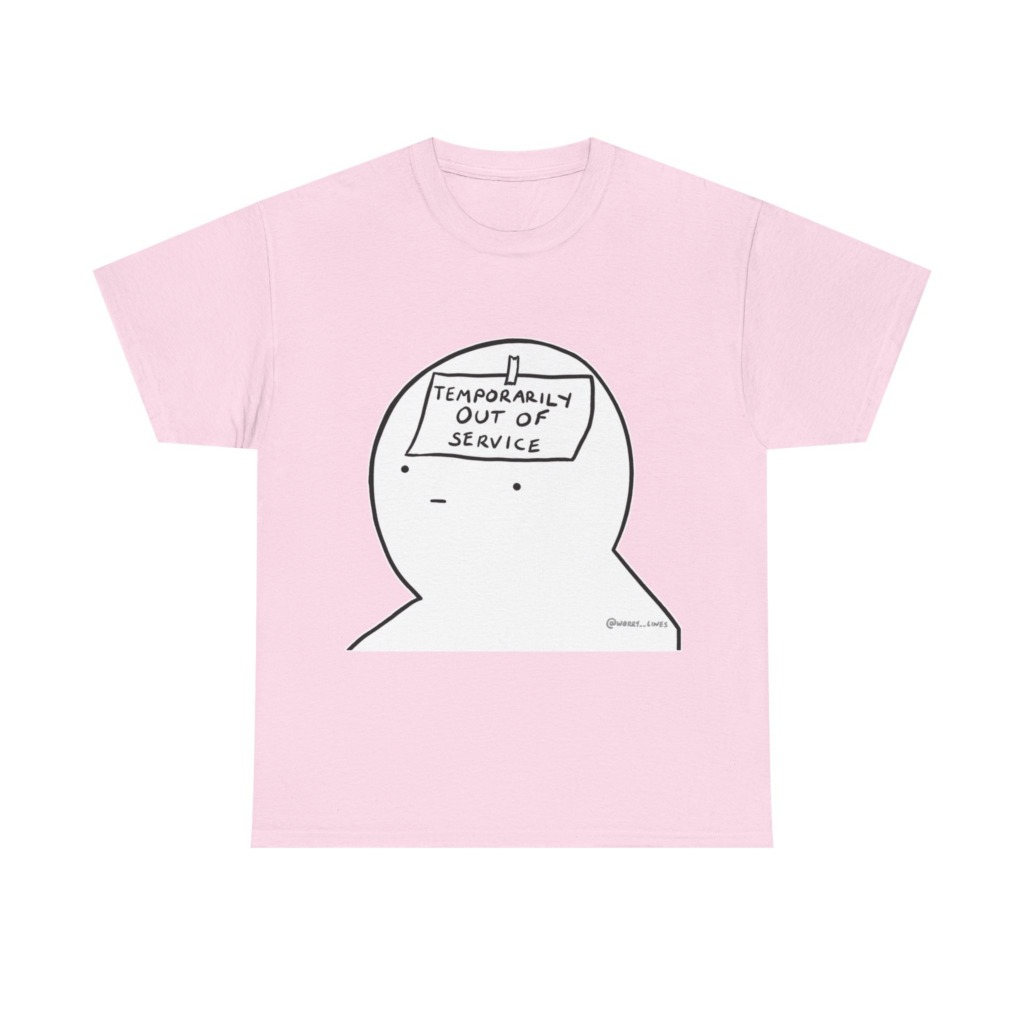 Graphic T-Shirt: Temporarily Out of Service Head