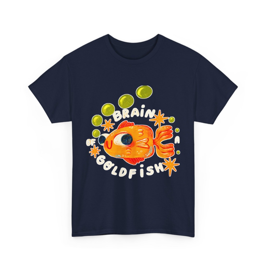 Goldfish 'Brain of a Goldfish' Graphic T-Shirt