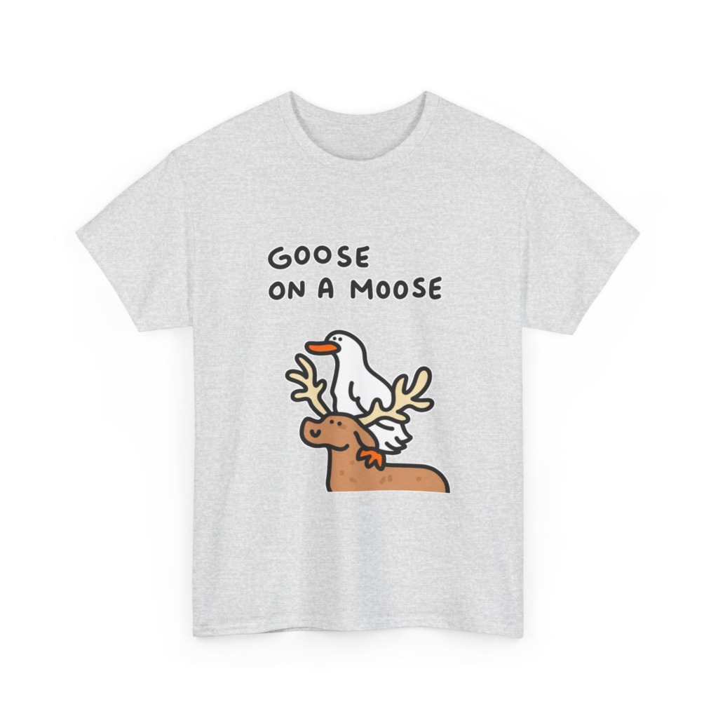 Goose on a Moose Graphic T-Shirt