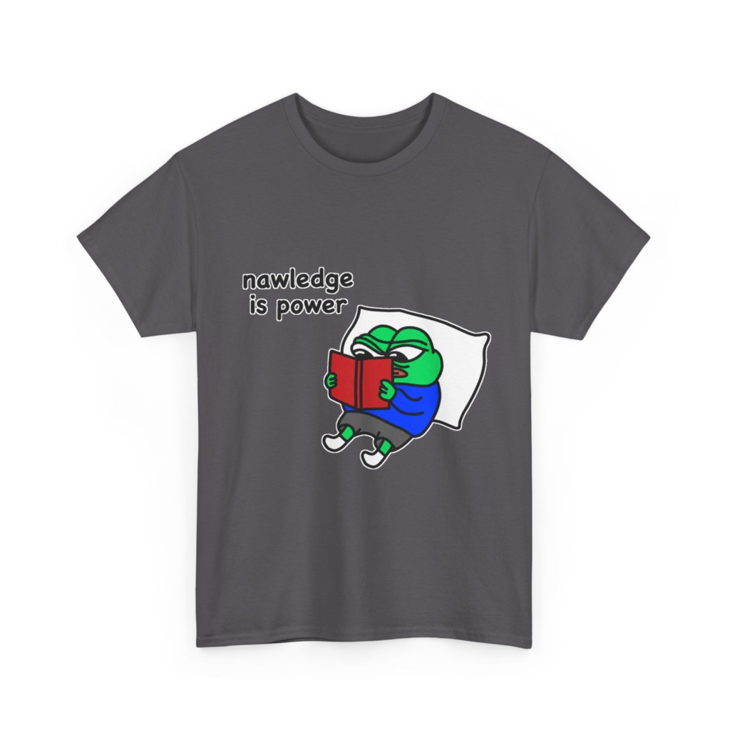 Pepe Frog 'Nawledge is Power' Graphic T-Shirt