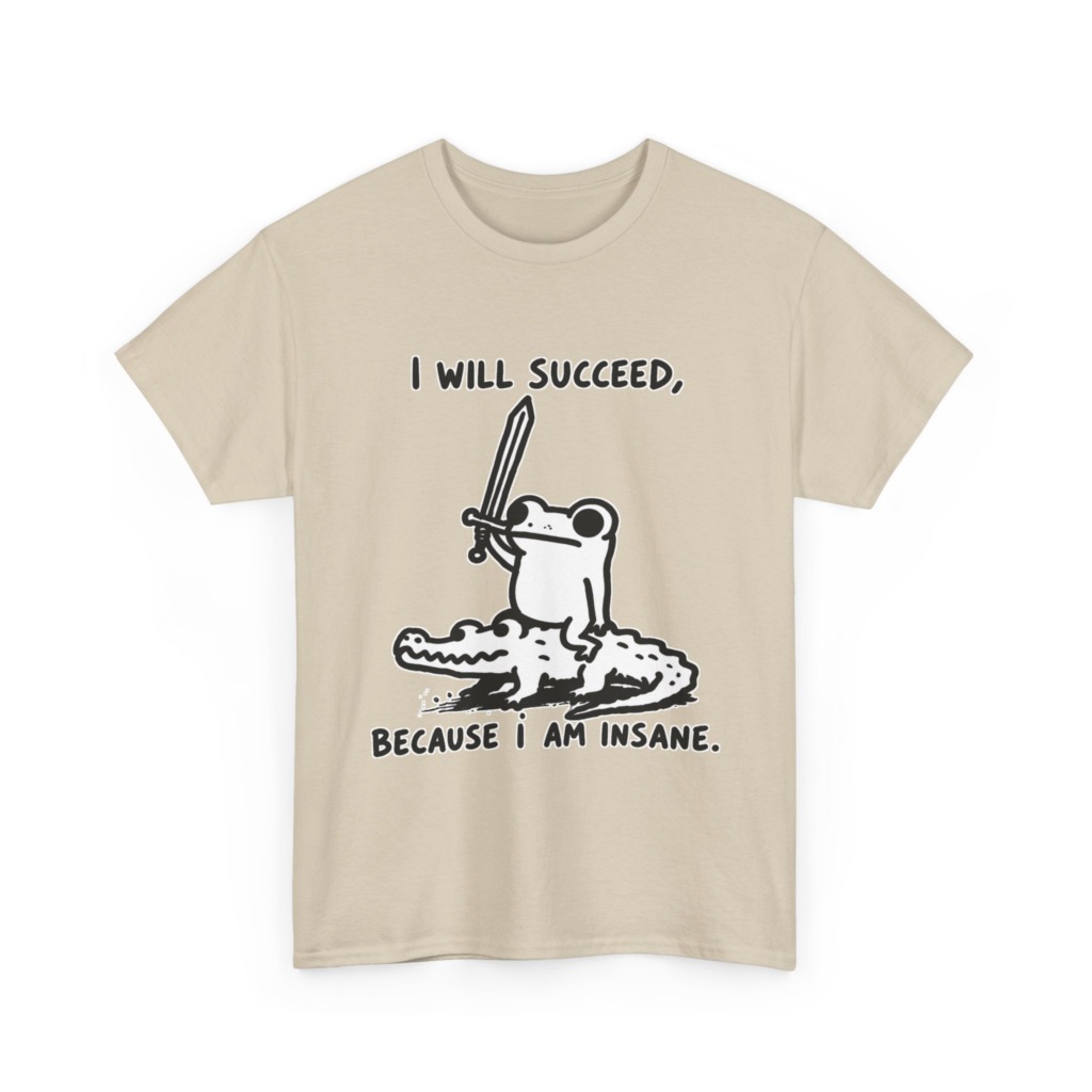 Graphic T-Shirt: Insane Frog Rider with Sword