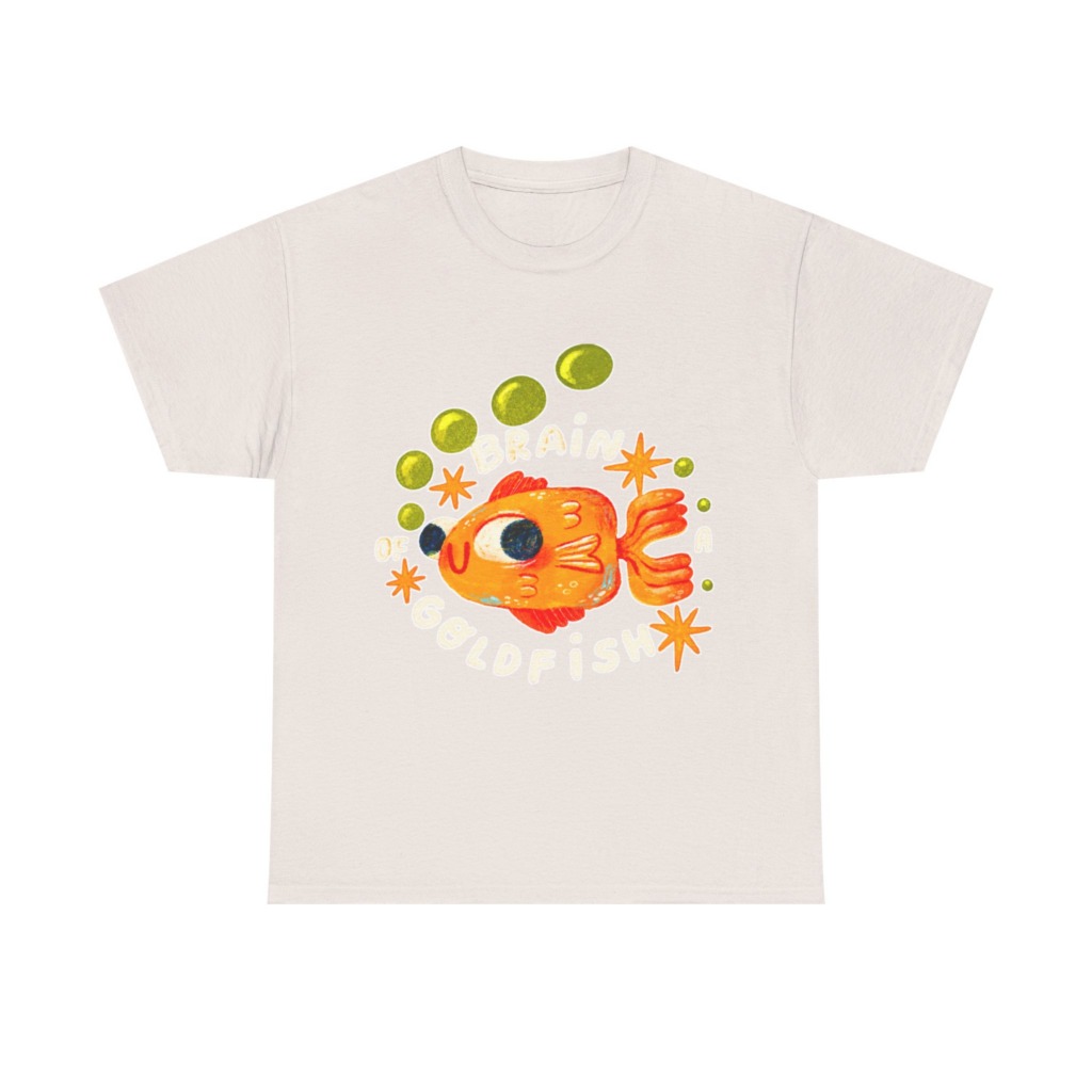 Goldfish 'Brain of a Goldfish' Graphic T-Shirt