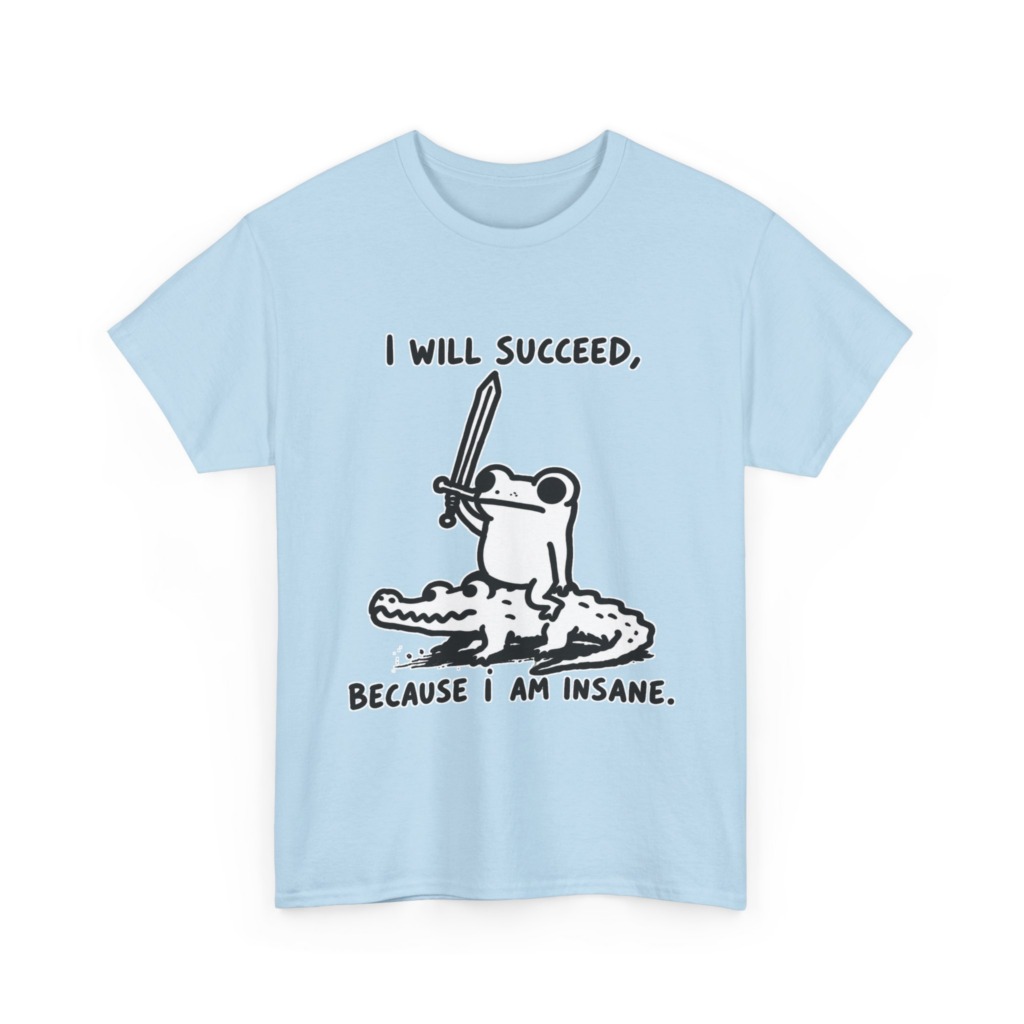 Graphic T-Shirt: Insane Frog Rider with Sword