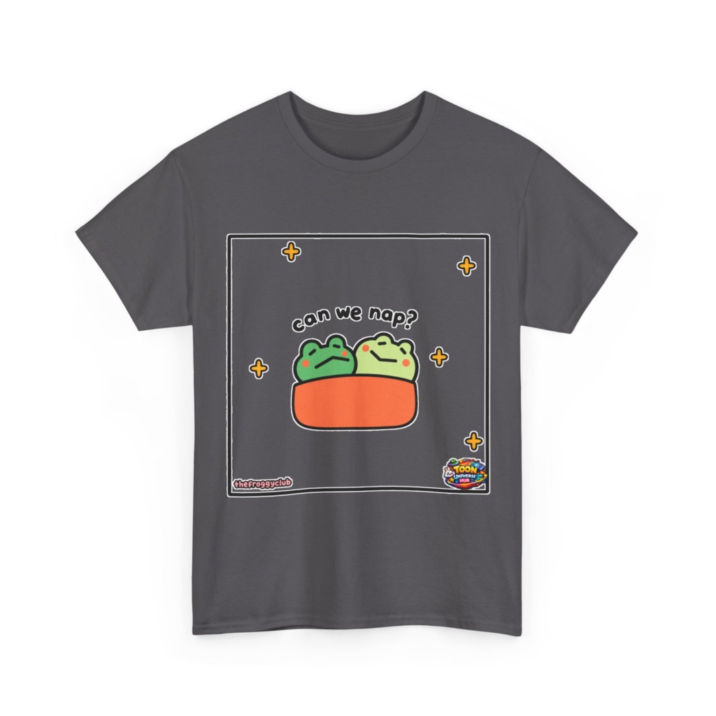 Napping Frogs 'Can We Nap?' Graphic T-Shirt