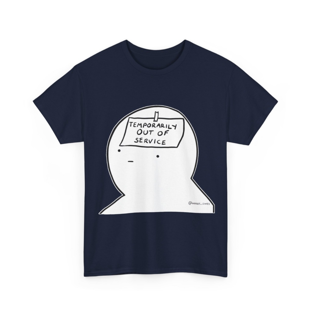 Graphic T-Shirt: Temporarily Out of Service Head