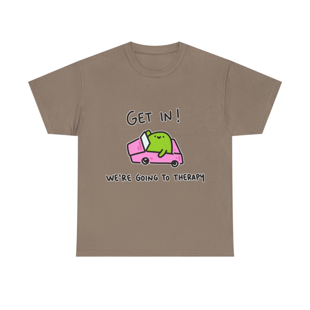 T-Shirt: 'Get In! We're Going To Therapy' Car Graphic