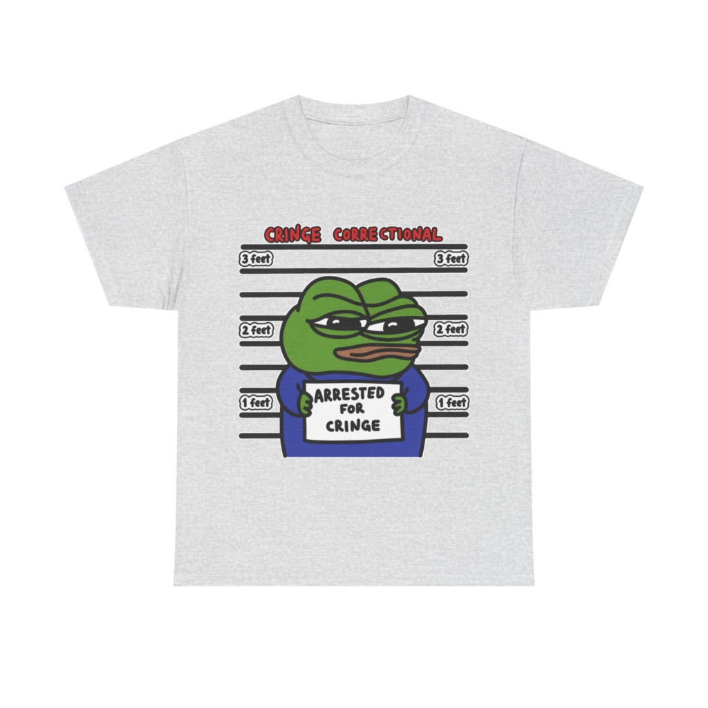Pepe the Frog Cringe Correctional T-Shirt