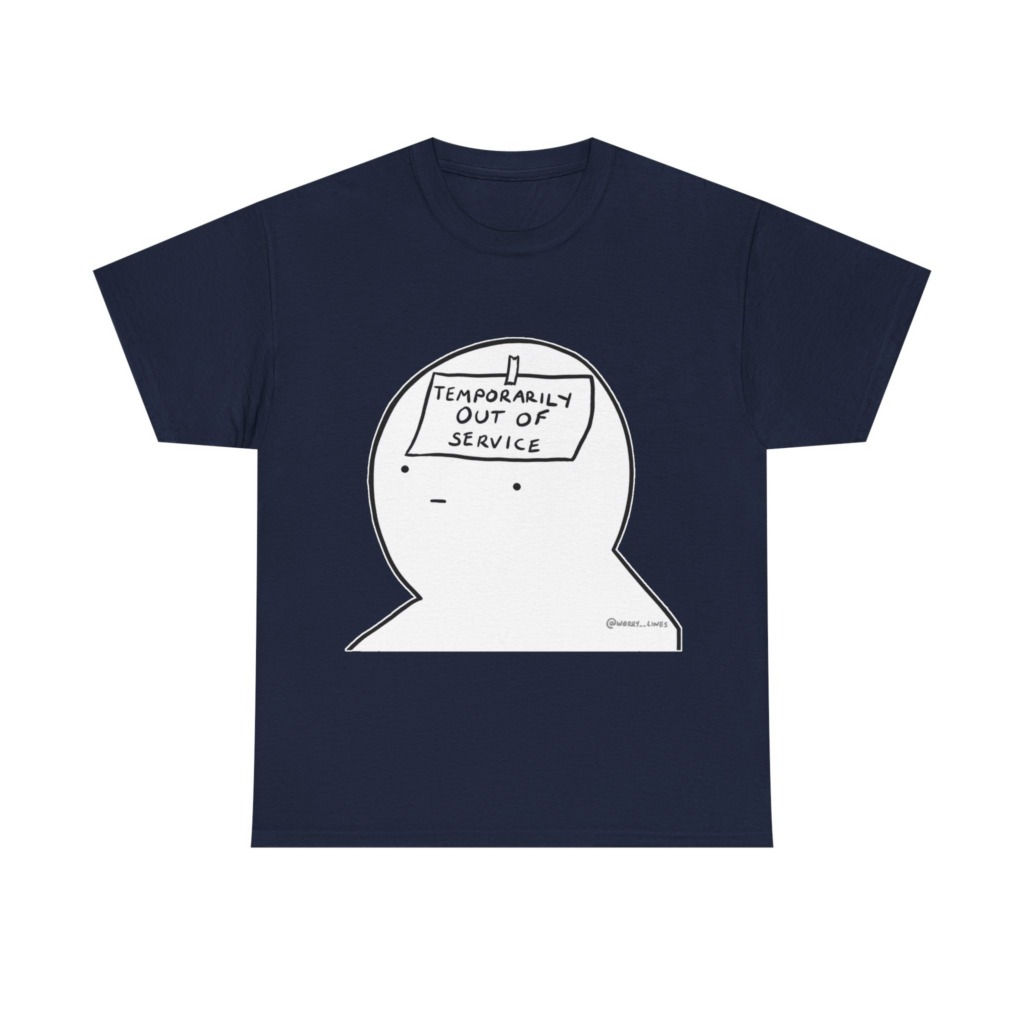 Graphic T-Shirt: Temporarily Out of Service Head