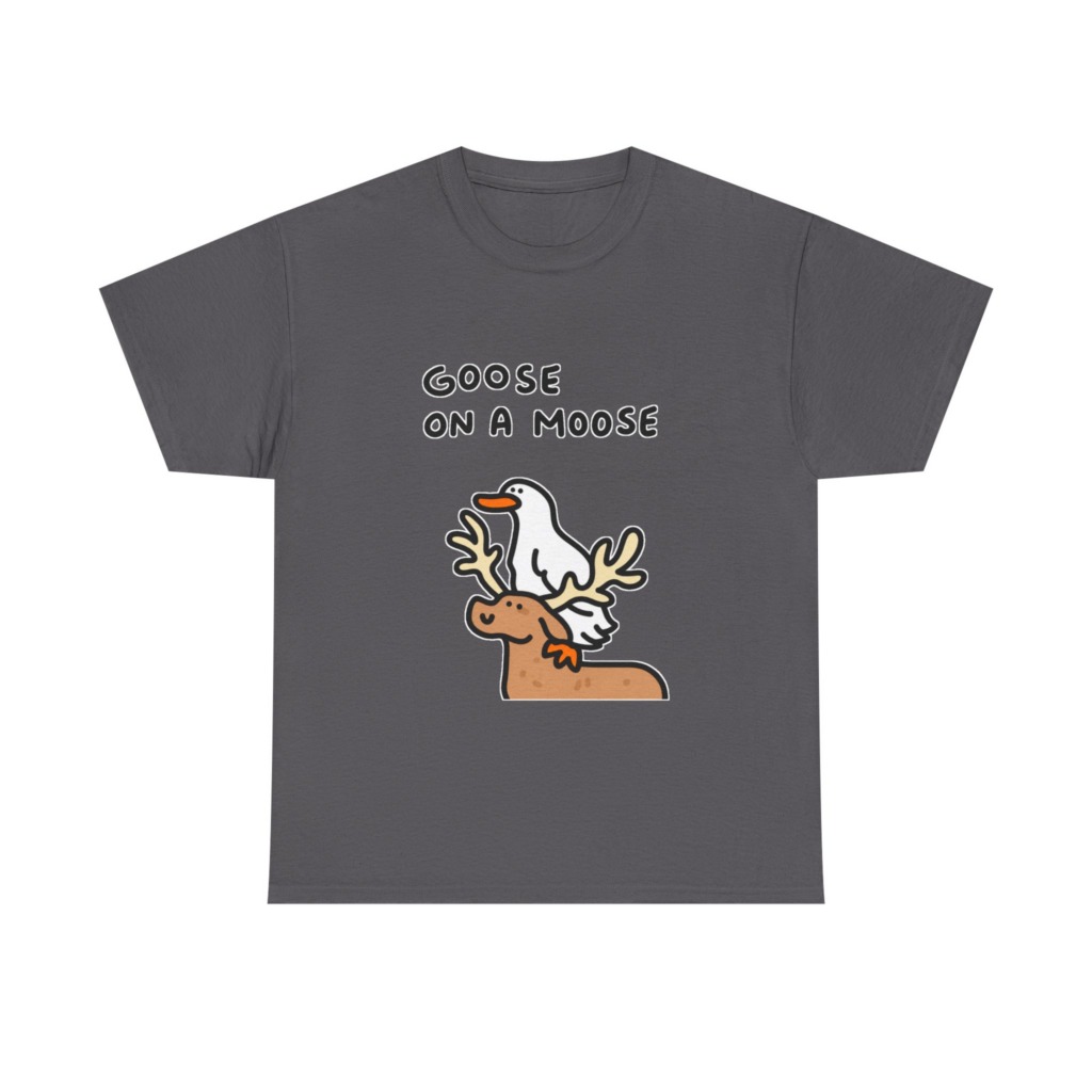 Goose on a Moose Graphic T-Shirt