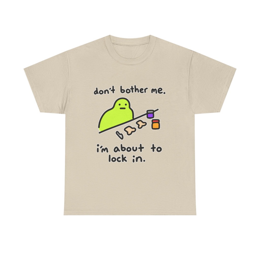 Lime Blob 'Lock In' Graphic T-Shirt