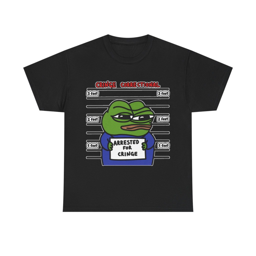 Pepe the Frog Cringe Correctional T-Shirt