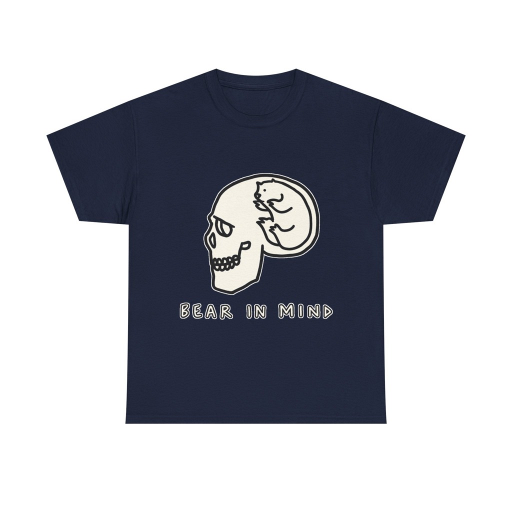 White Bear in Mind Skull Graphic T-Shirt