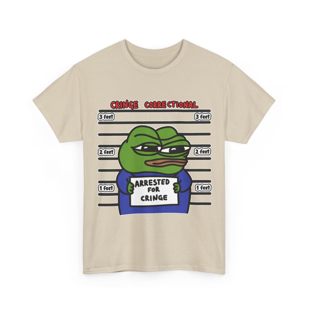Pepe the Frog Cringe Correctional T-Shirt