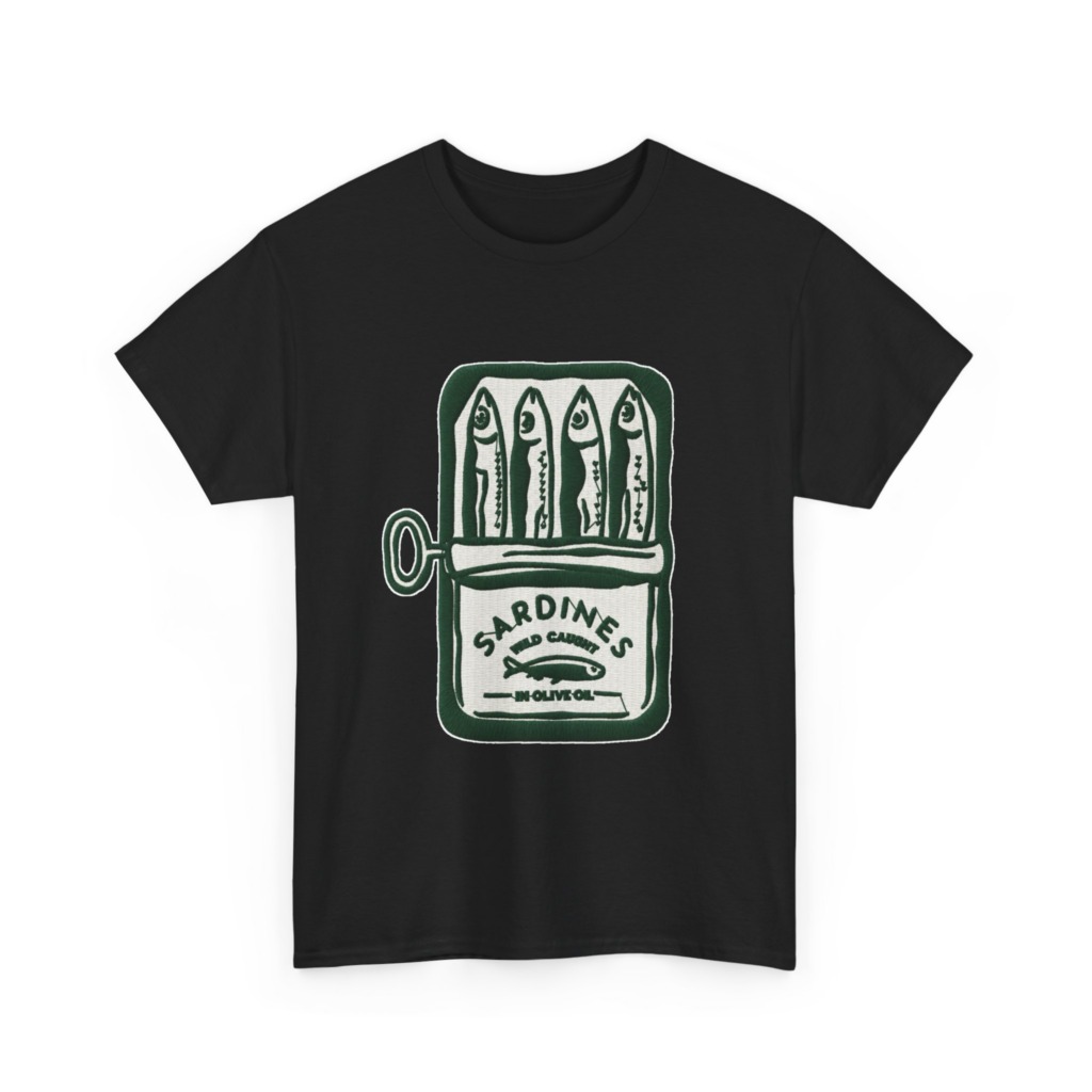 Embroidered Sardine Can Patch