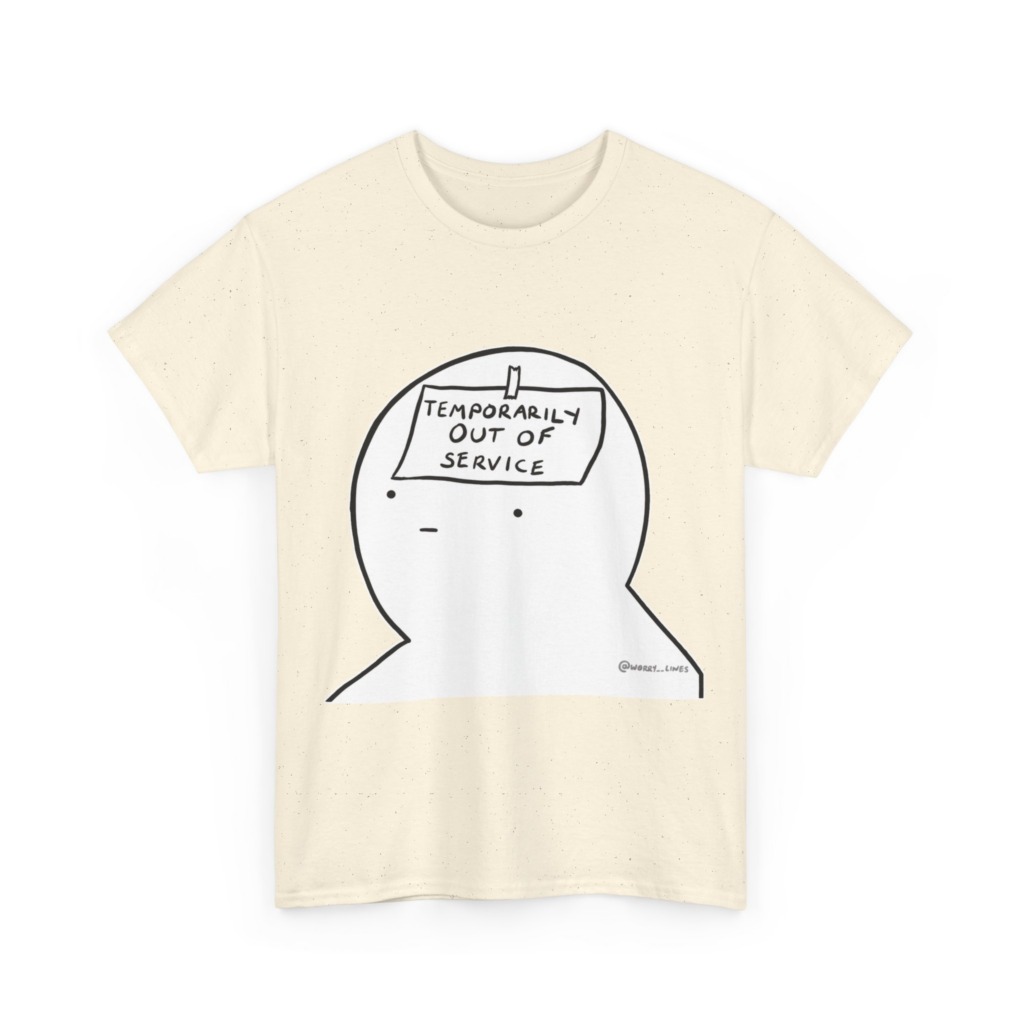 Graphic T-Shirt: Temporarily Out of Service Head