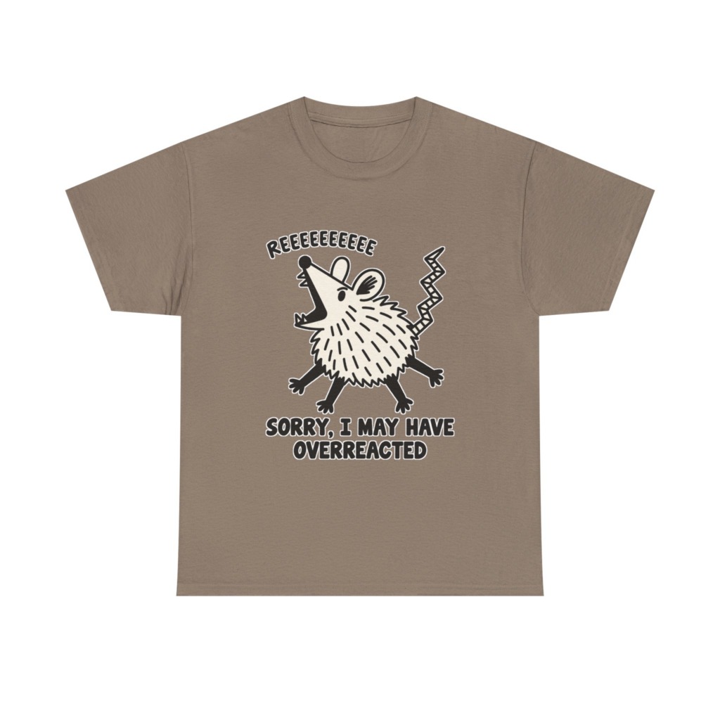 Opossum Overreaction Graphic T-Shirt