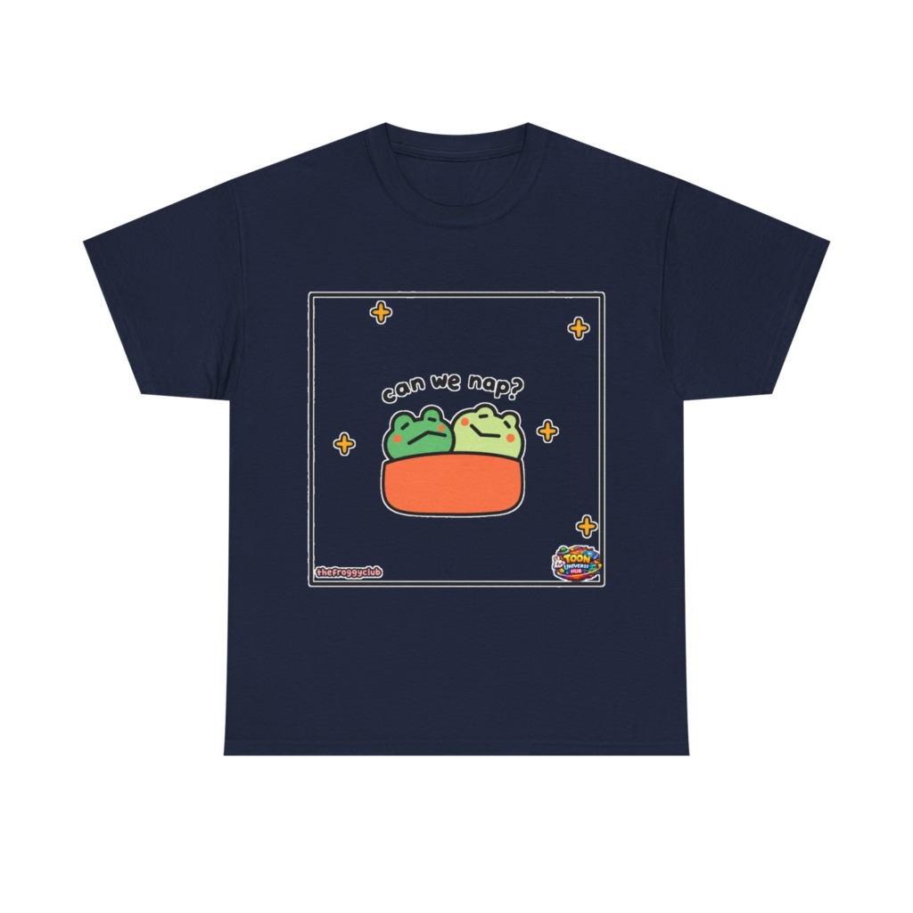 Napping Frogs 'Can We Nap?' Graphic T-Shirt