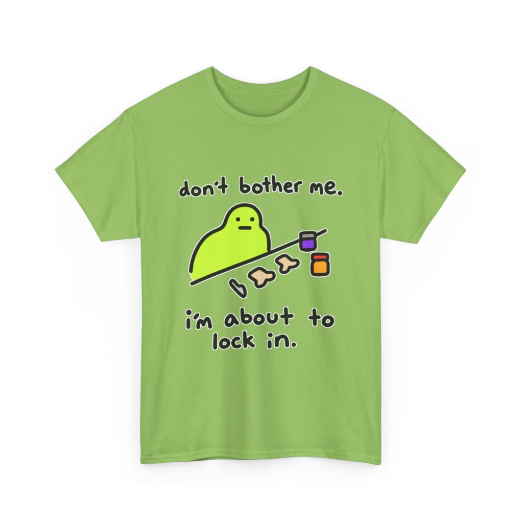 Lime Blob 'Lock In' Graphic T-Shirt