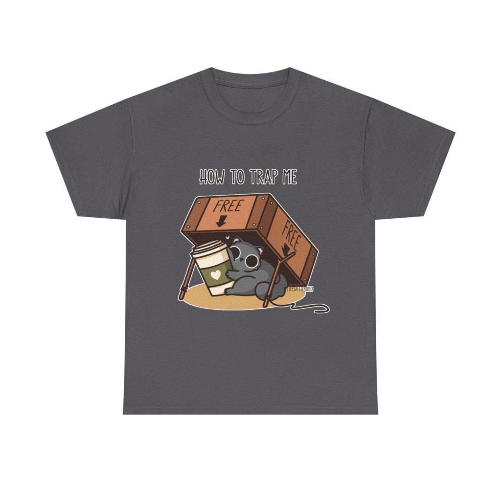 How to Trap Me Coffee Cat Graphic Tee