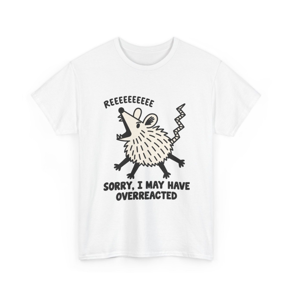 Opossum Overreaction Graphic T-Shirt