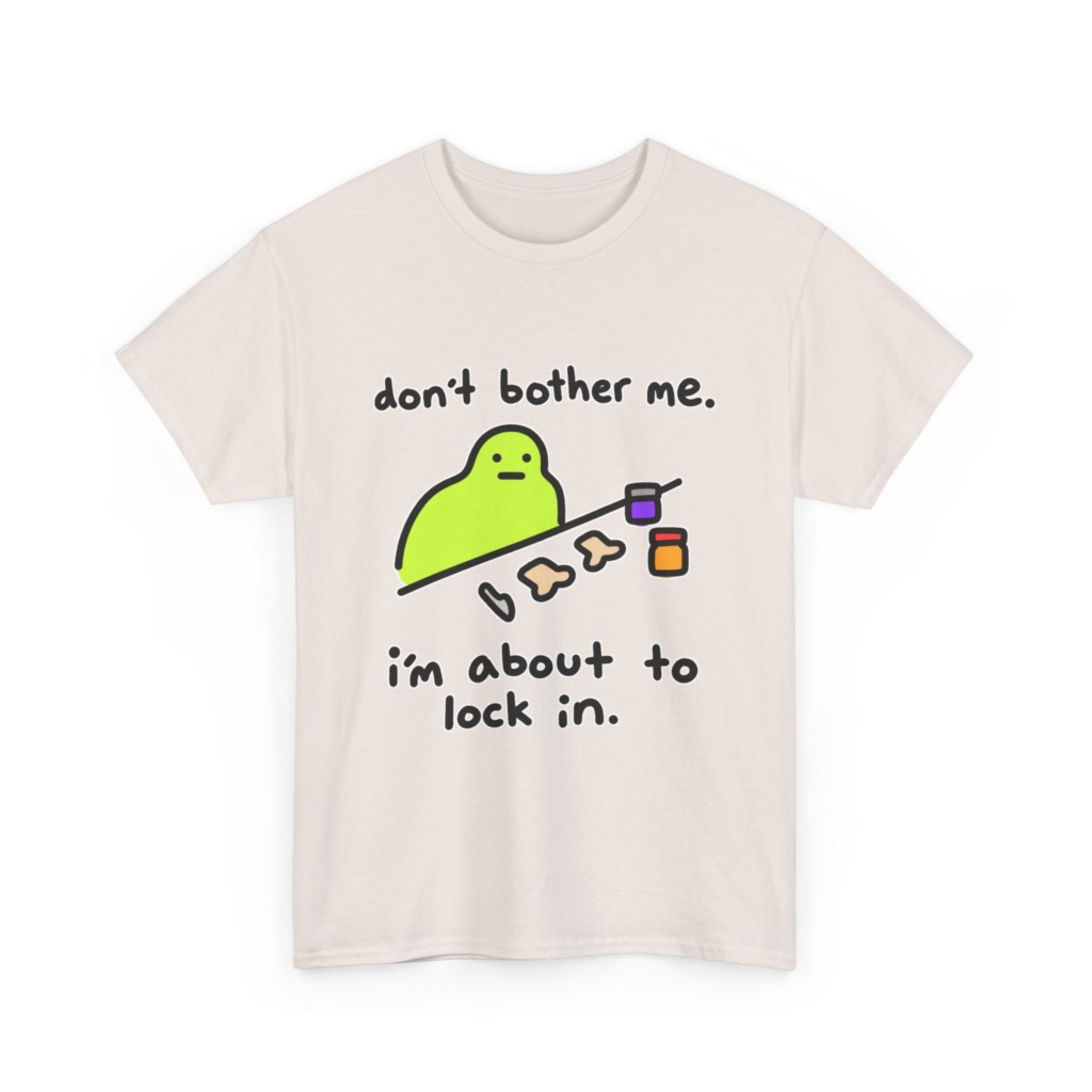 Lime Blob 'Lock In' Graphic T-Shirt