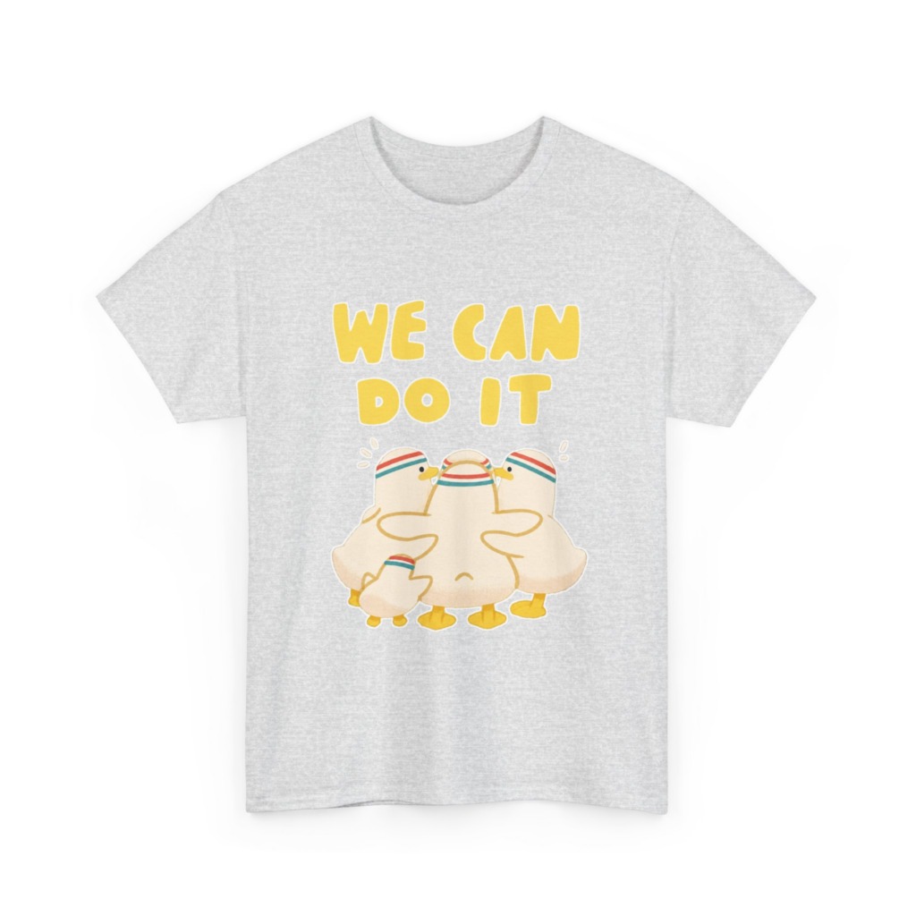 White 'We Can Do It' Duckling Huddle Graphic Tee