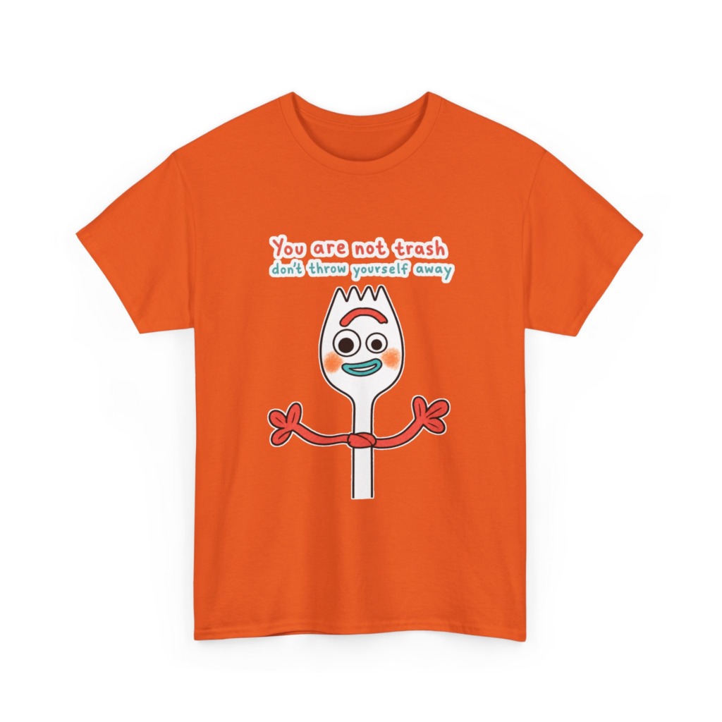 Forky 'You Are Not Trash' Graphic T-Shirt