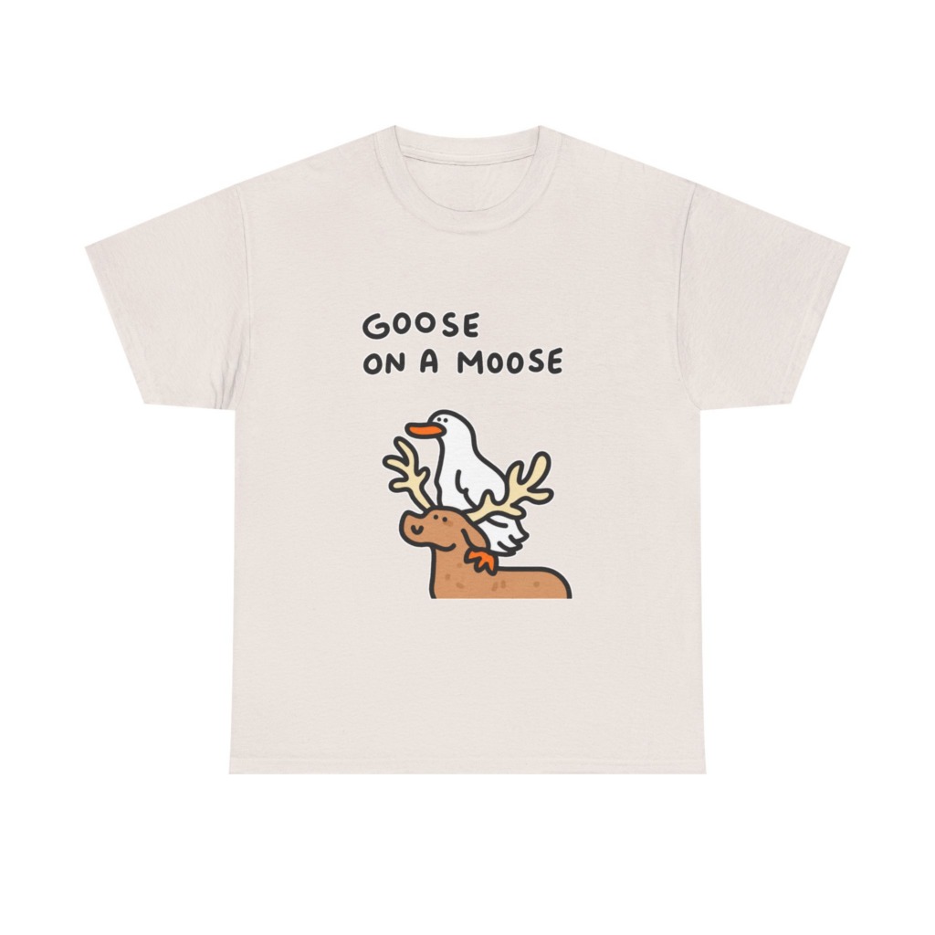 Goose on a Moose Graphic T-Shirt