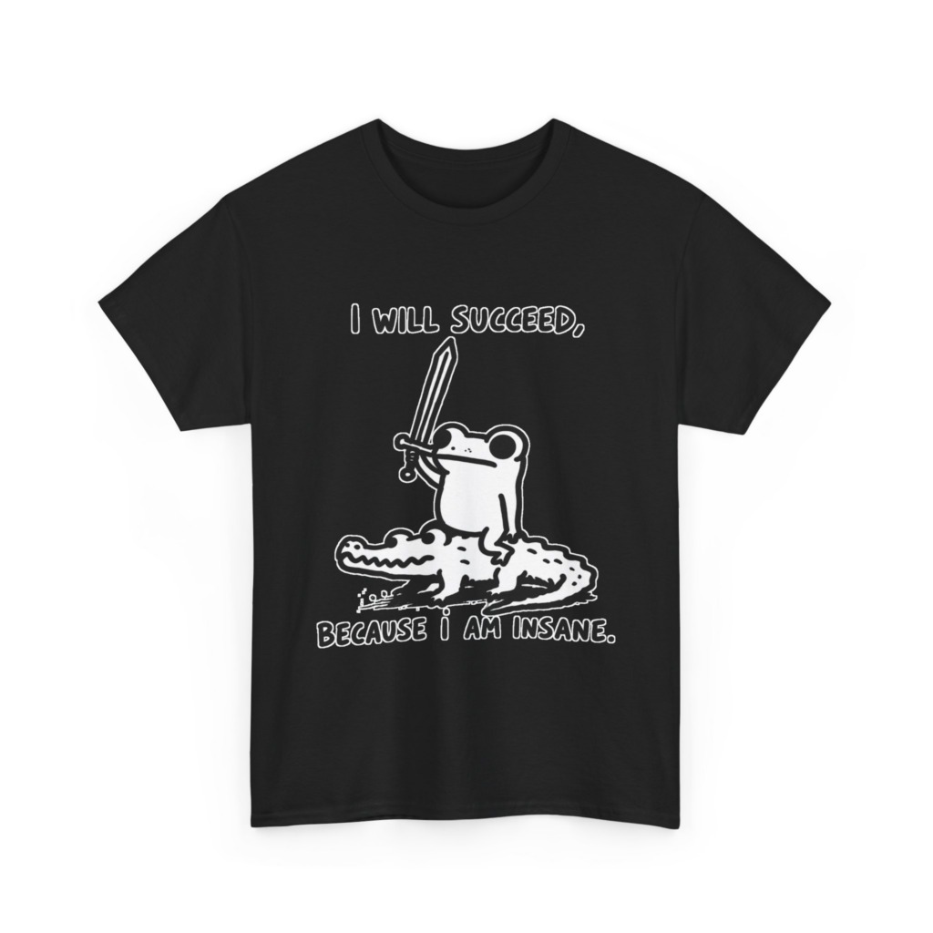 Graphic T-Shirt: Insane Frog Rider with Sword