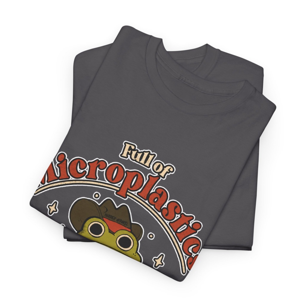 T-Shirt: Cowboy Frog Microplastics Graphic